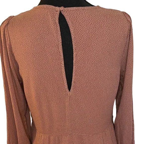 Abercrombie Smock Dress Mauve Size Small - Picture 5 of 14